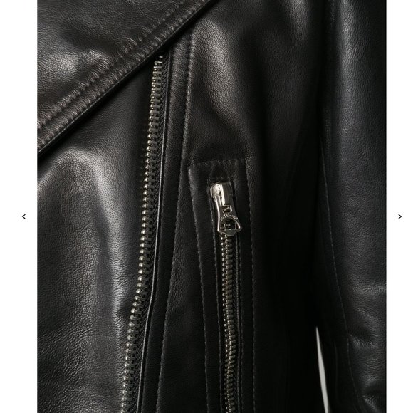Rag & Bone | Calf Leather Biker Jacket - Picture 5 of 5